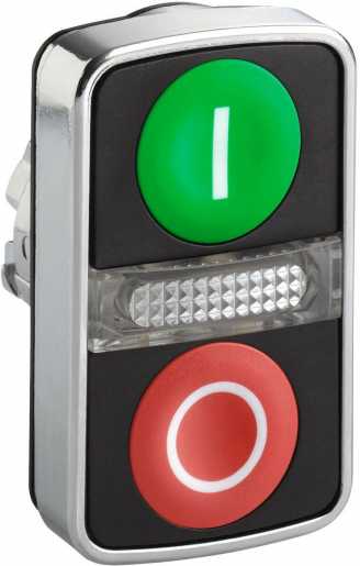 Doppeldrucktaster und Leuchtmittel ws I-0 