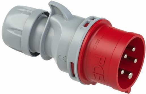 CEE-Phasenwender Stecker 32A 5p 6h IP44/IP54 Shark Turbo Twist 