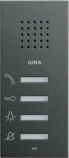 Wohnungsstation AP System 55 anthrazit 