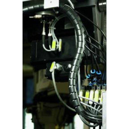 Spiralschlauch + WZ HWPP 8mm PP Schwarz 25M ME 