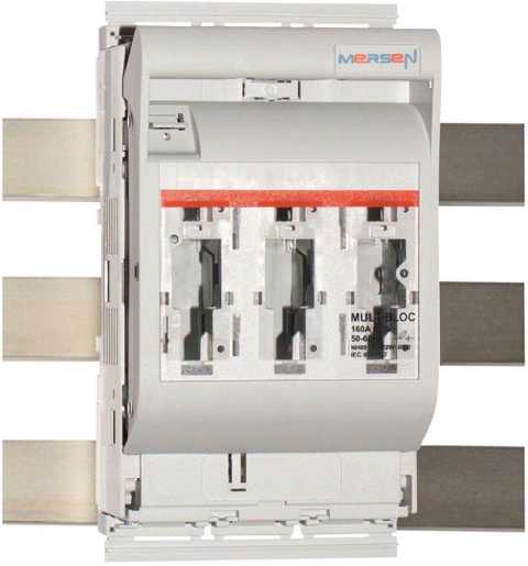 MULTIBLOC NH-Lasttrennschalter 00.RST9 Gr.00 160A 3-poilg SAS60 M8/SCH/CU 