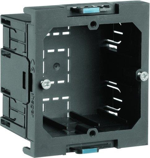 Geräteeinbaudose frontrastend Energie und Daten mit Standardgeräteeinbau schwarz 