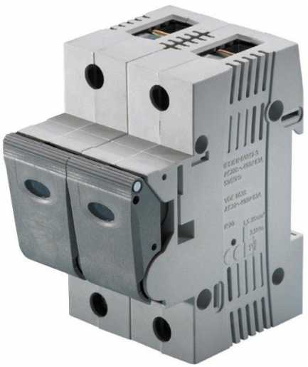 LINOCUR NEOZED Lasttrennschalter D02 63A 1+N-polig 230VAC der N-Leiter 