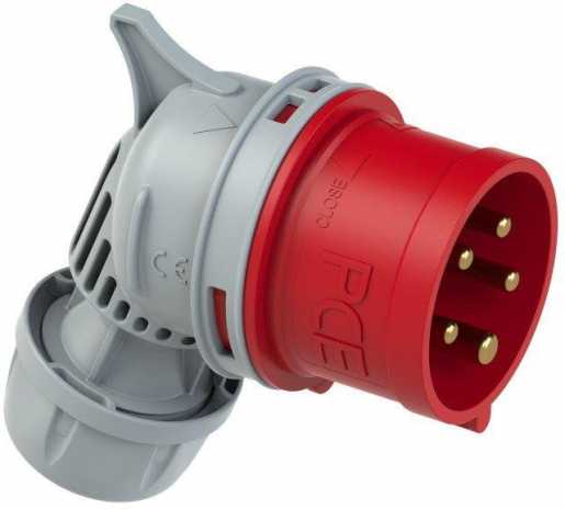 CEE-Winkelstecker 16A 5p 6h IP44 TT 400V 