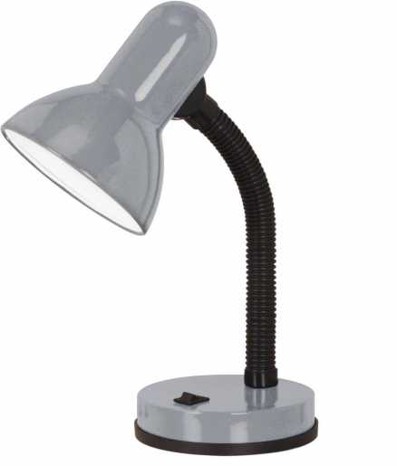 Tischleuchte E27 1x60W silber BASIC 1 