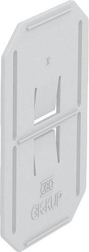 Kupplung für GK 64x90mm ABS/ASA lichtgrau RAL 7035 