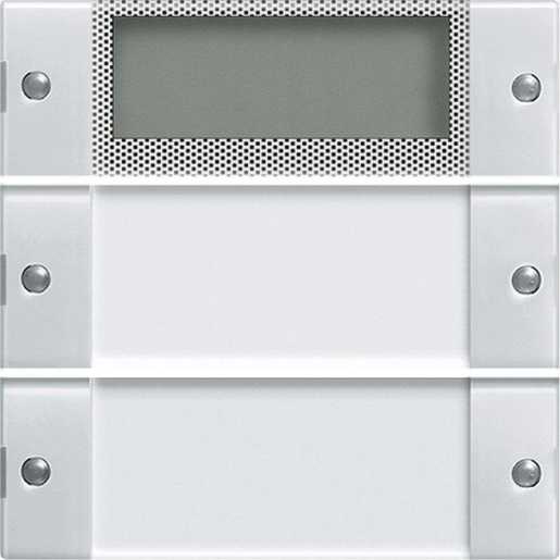 Wippenset 2-fach Plus mit Beschriftungsfeld System 55 reinweiß 