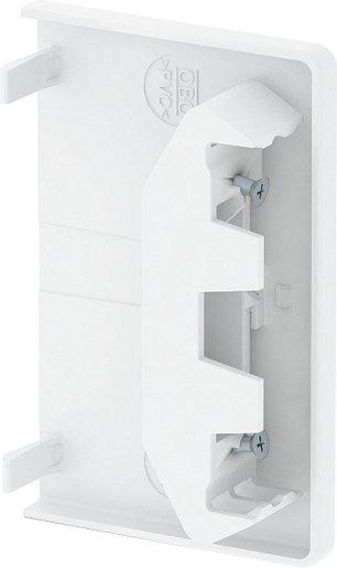 Endstück 70x110mm PVC cremeweiß RAL 9001 