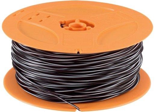 PVC Aderleitung mit Farbwendel 1 mm² dunkelblau/weiß 250m Spule 