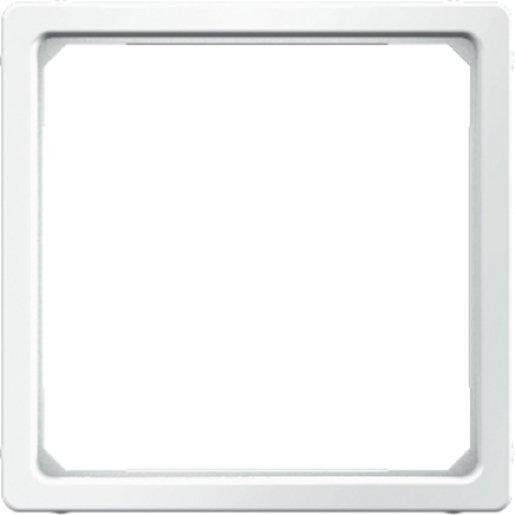 Adapterring für Zentralstück 50 x 50 mm Q.1 polarweiß samt 