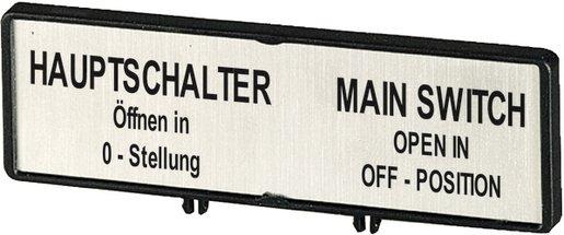 Zusatzfrontschild 