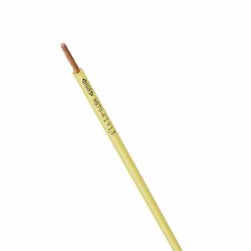 PVC Aderleitung 1,5 mm² gelb 150m Spule 