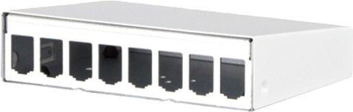 Modul AP-Gehäuse 8 Port reinweiß unbestückt 