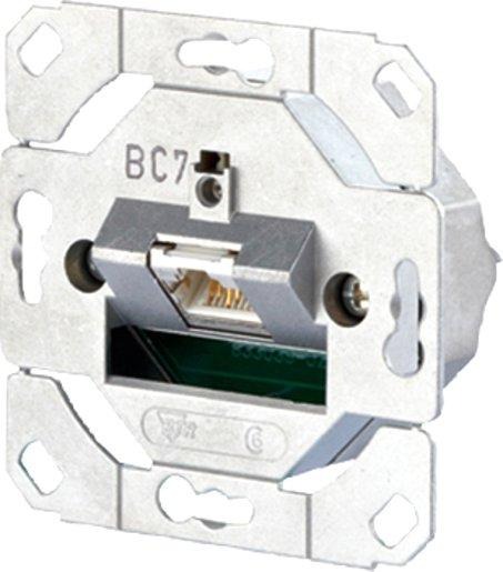 Kommunikationsanschlussdose E-DAT C6A 1 Port UP0 