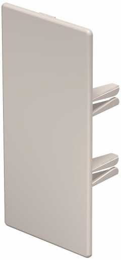 Endstück 60x130mm PVC cremeweiß RAL 9001 