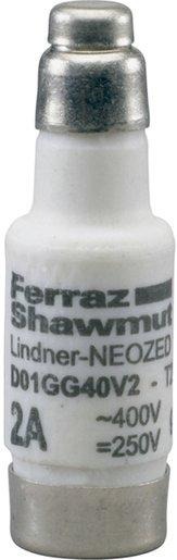 NEOZED Sicherung D01 400VAC/250VDC 2A gG rosa 
