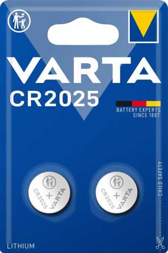 Knopfzelle CR 2025 Elektronikbatterie Professional Electronics 2 Stk 