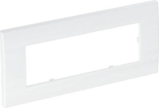 Abdeckrahmen Modul 45 3fach 84x185mm PC reinweiß 