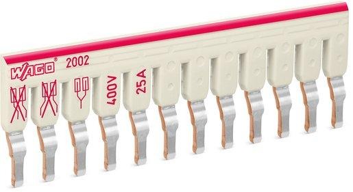 Schachtelbrücker 25A isoliert Serien 2002 und 2003 12-fach lichtgrau 