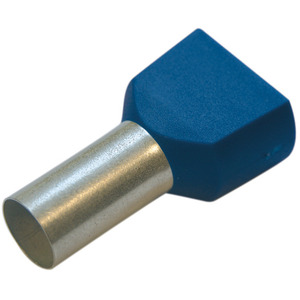 Twin-Aderendhülse 2,5 mm² / L 13 mm blau 