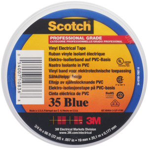 Elektro-Isolierband Scotch 35 19x20 blau 