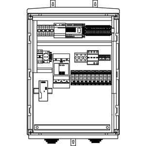 AC-Sammelschrank A4 850/320 LS160MA-FRT(ABB) ÜA(4+0)B/C AP AT 