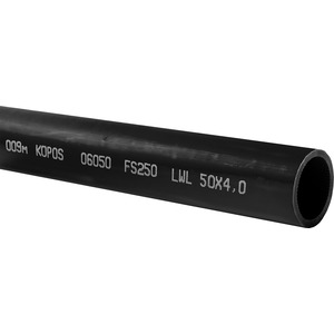 Lichtwellenleiterschutzrohr HDPE schwarz 50x4 