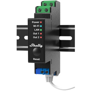 Shelly Pro 2PM - WLAN relay/roller control 2 channels with power metering 