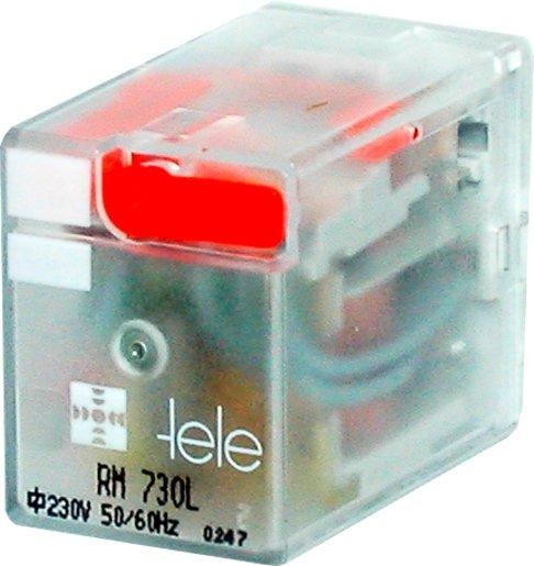 Miniaturreleais RM 730L (VE10) 230VAC 4 Wechsler LED 