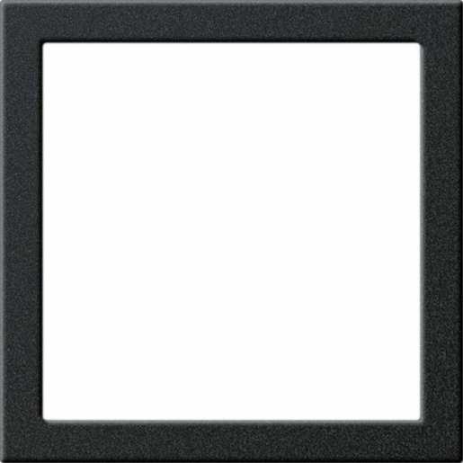 Montagerahmen für System 55 schwarz matt 