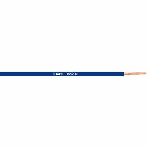 PVC Aderleitung 1 mm² dunkelblau 100m Bund 