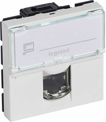 Kommunikationsanschlussdose CAT 6A STP 2 Module Mosaic 