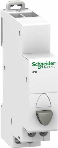 Drucktaster iPB 1S-1Ö grau 
