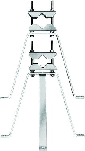 Giebelhalter 25 cm für 60 mm Rohr 