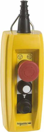 Hängetaster XAC-B 2 Drucktaster 1 Not-Halt/Not-Aus-Taster 