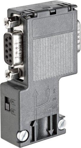 PROFIBUS Busanschlussstecker RS485 Schraube mit PG-Buchse 90° 