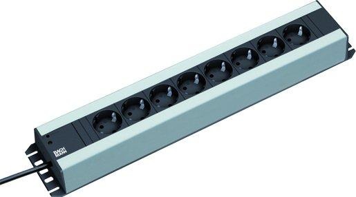 Handwerkerleiste 6 x Schuko Zuleitung 2m mit Schuko 