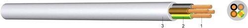 PVC Schlauchleitung leicht YML-O 2x0,75 schwarz 500m Trommel 