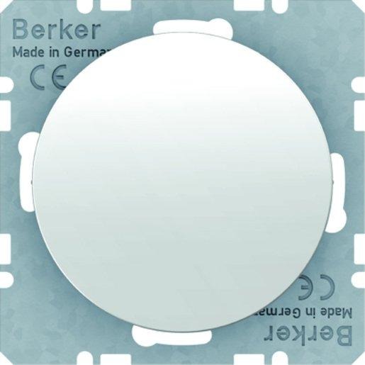 Blindverschluss mit Zentralstück R.1/R.3 polarweiß glänzend 