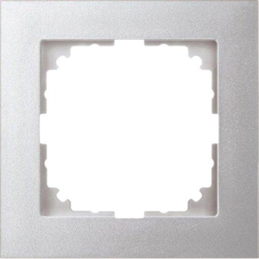 M-Pure Abdeckrahmen 1fach aluminium 