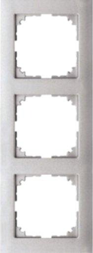 M-Pure Abdeckrahmen 3-fach Aluminium 