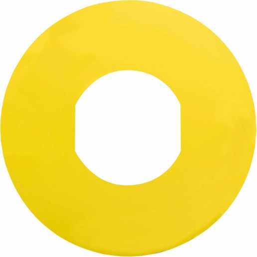 NOT-AUS-Schild ohne Bez. 60mm ZBY-9101 