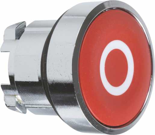 Drucktaster flach RT O ZB4-BA432 