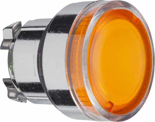 Leuchttaster flach gelb für ba9s ZB4-BW35 