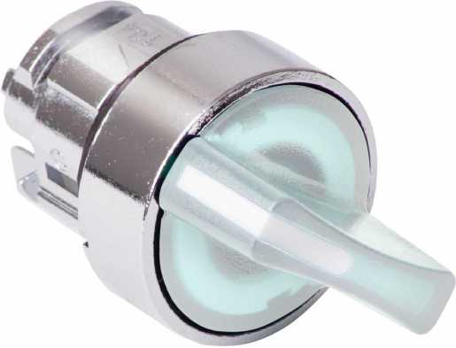 Leuchtwahlschalter für LED-Modul 2 Stellungen weiß für LED 