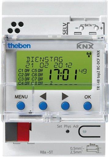 KNX -Jahresschaltuhr mit Astroprogramm RC fähig 8 Kanal 
