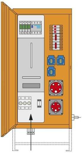 Baustromverteiler M-AVEV 35 A Steweag 