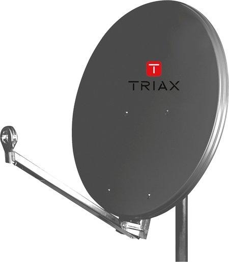 Alu Sat Spiegel Ø 75 cm schiefergrau 