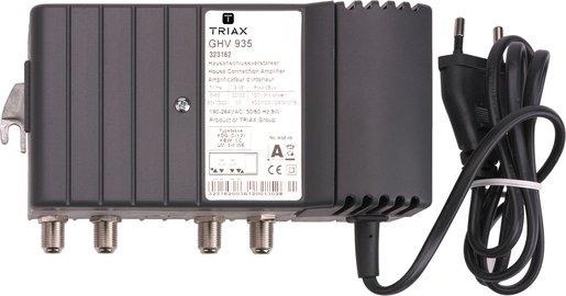 Hausanschlussverstärker vorwärts 35 dB, rückwärts 24/30 dB max. 103/105 dBμV 