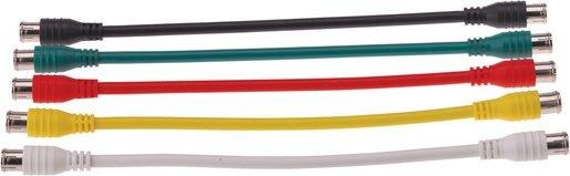 F-Verbindungskabel für 5-fach Multischalter 25 cm (5er-Pack) 